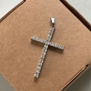 Sterling silver diamond cross/ Kay’s